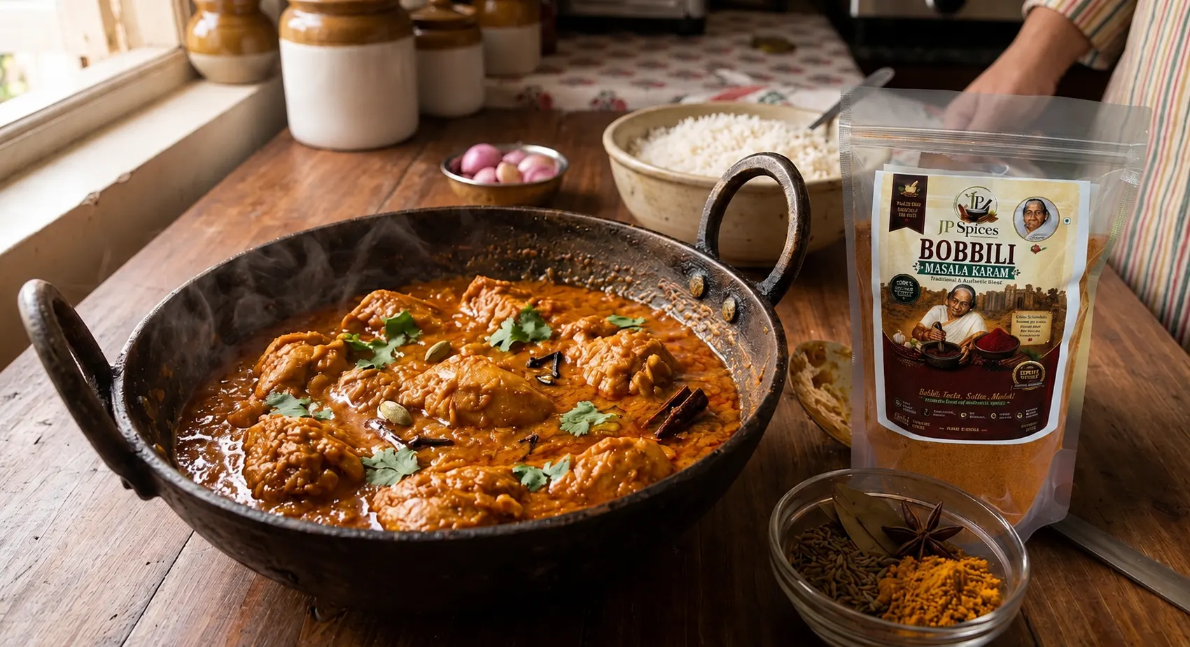 Cooked dish with JP Spices